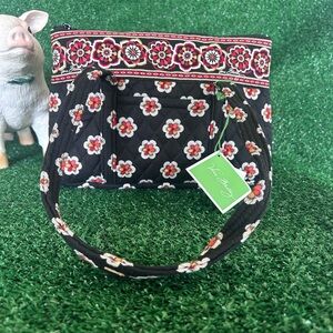 Vera Bradley Black Floral Shoulder Bag